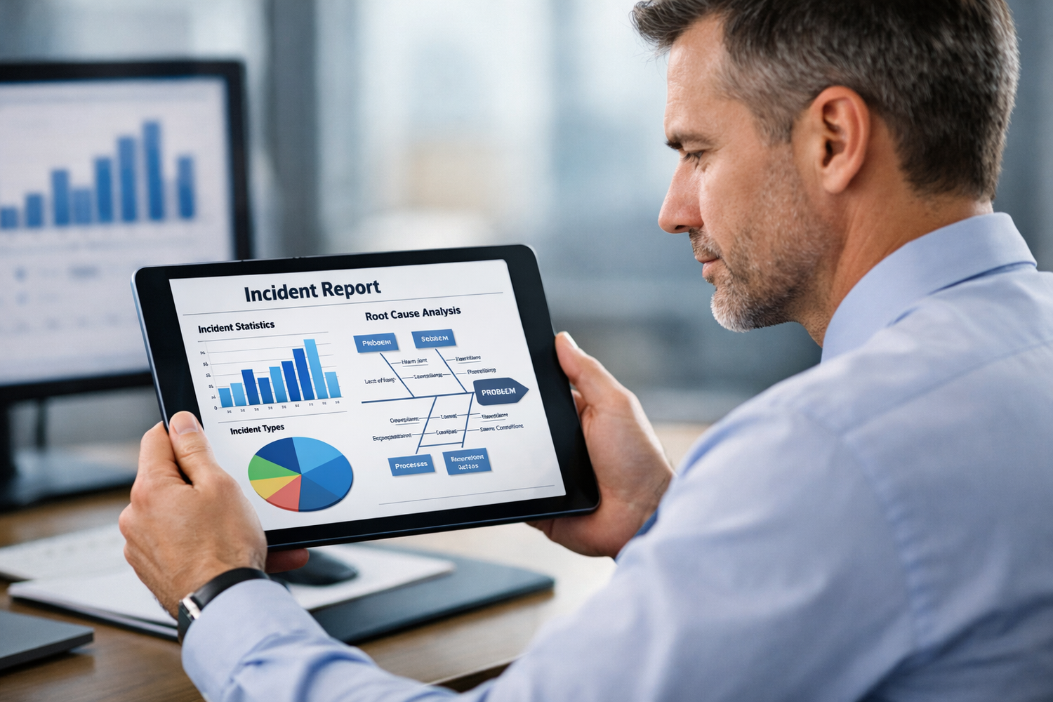 Hazmat incident report with root cause analysis and compliance data — post-accident regulatory guidance from Hazmat Line